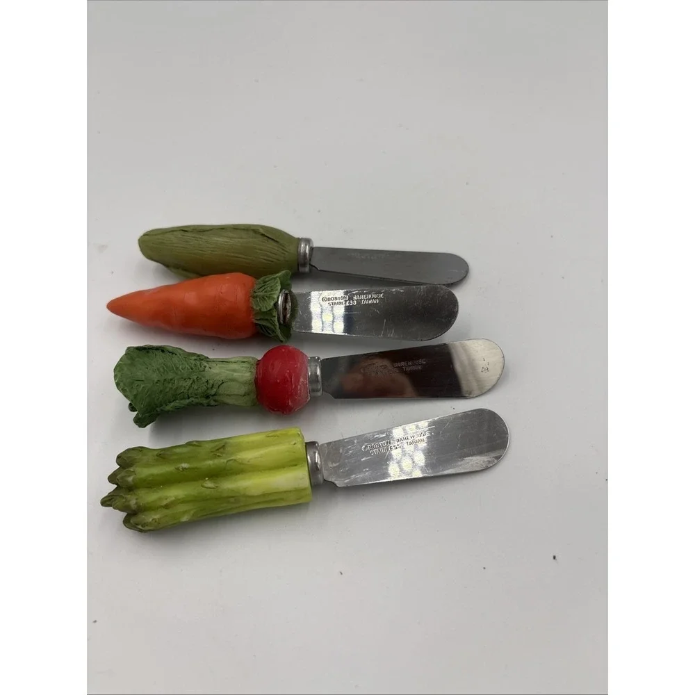 VTG Set Vegetable Carrot Corn Condiment Appetizer Knives Set 4.5 